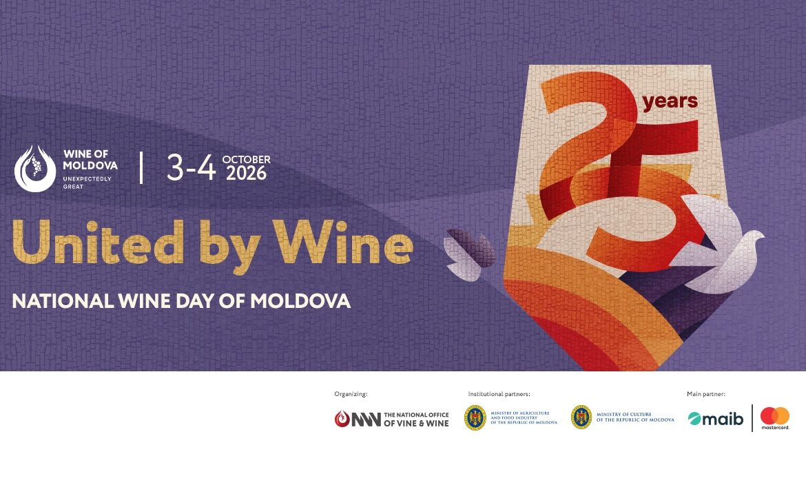 Ziua Națională a Vinului 2026: 25 de ediții care celebrează „Vinul care ne unește”. Descoperă detalii despre cea mai mare sărbătoare a sectorului vitivinicol