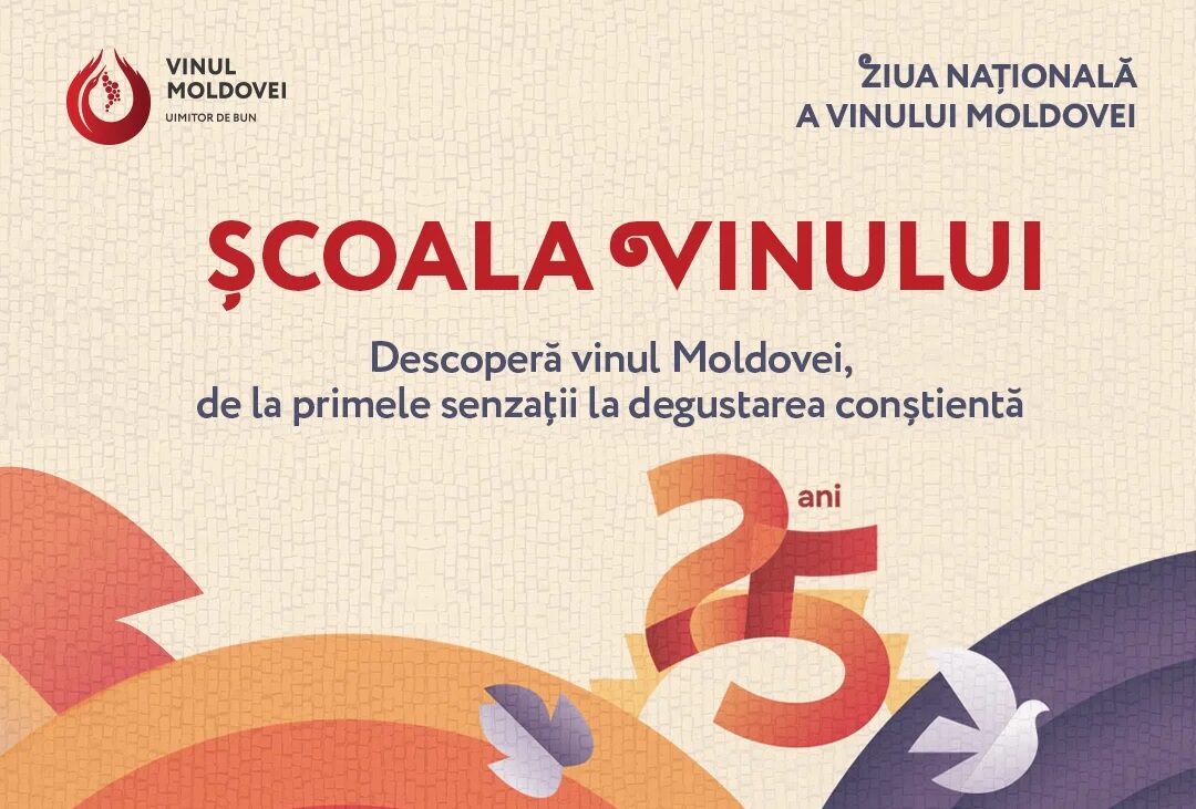 Învață despre Vinul Moldovei. Programul lecțiilor de la Școala Vinului, din cele două zile de la Ziua Națională a Vinului