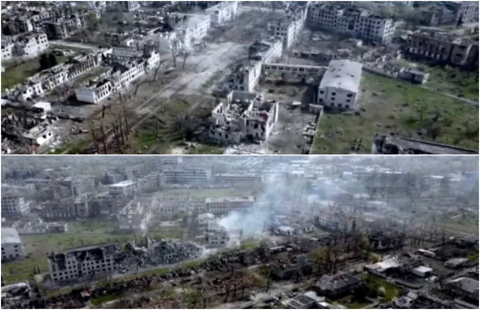 (foto) „Rubijne a împărtășit soarta Mariupolului.” Orașul industrial a fost distrus în totalitate