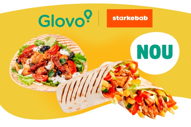 Starkebab, cea mai mare rețea de restaurante fast-food din Moldova, este acum disponibilă pe Glovo