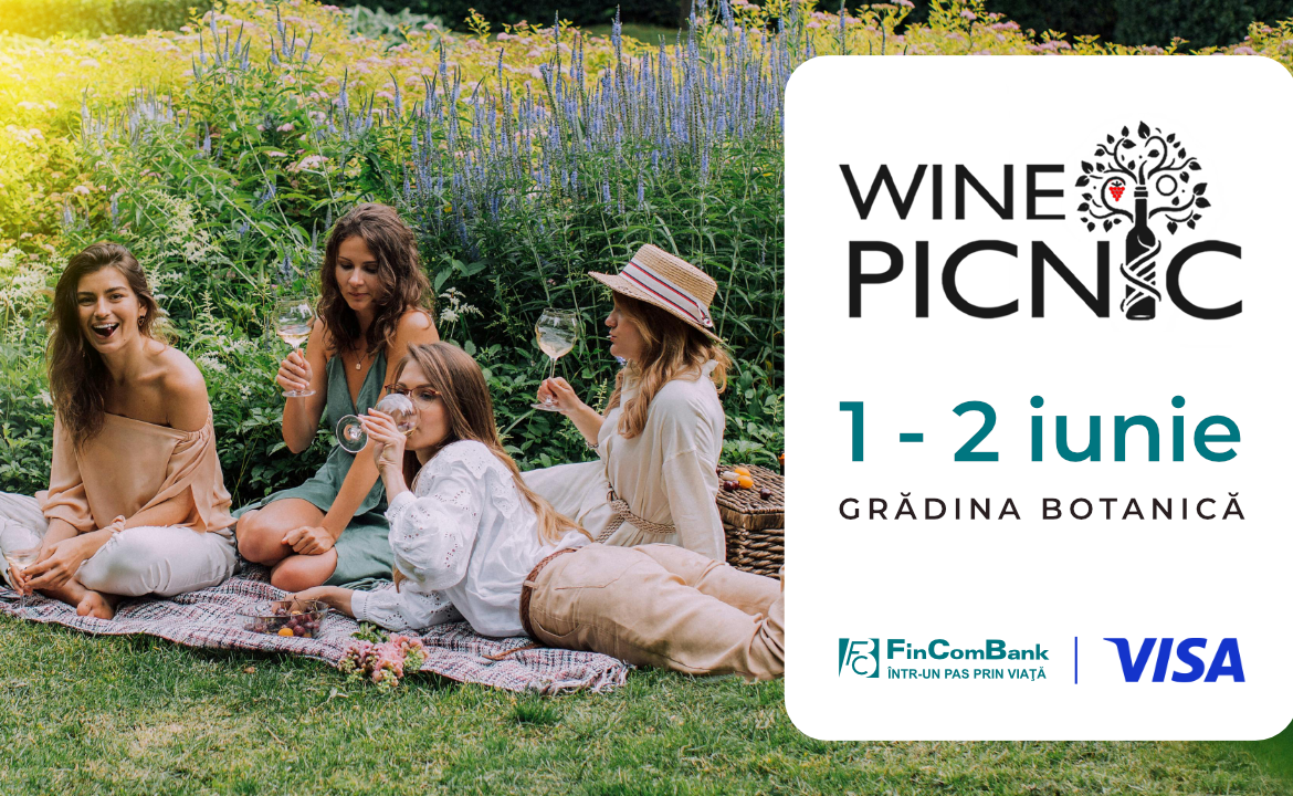 Întâmpină vara cu FinComBank și Visa la festivalul Wine Picnic