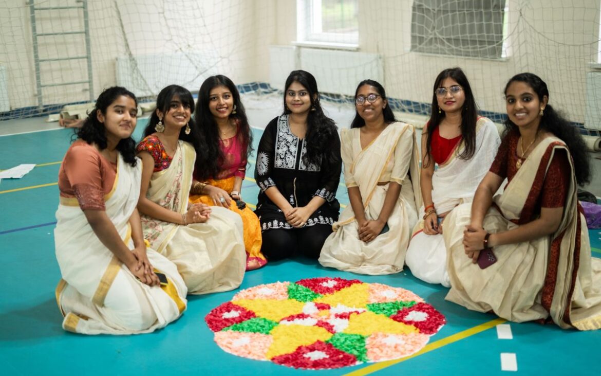 Studenții indieni de la USMF au sărbătorit festivalul recoltei „Onam”