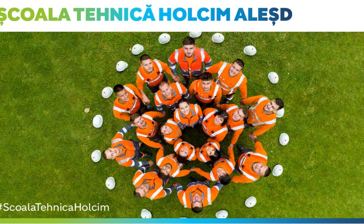 Au început înscrierile pentru Școala Tehnică Holcim din România. Tinerii tehnicieni în sectorul construcțiilor sunt încurajați să aplice