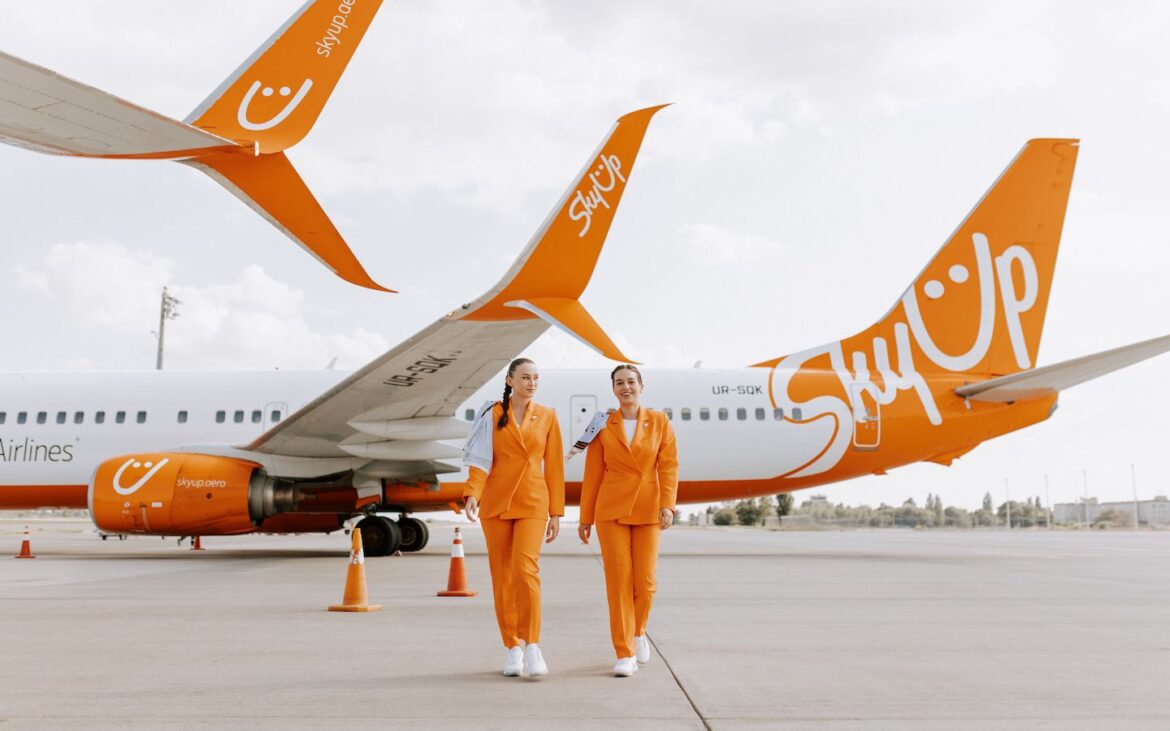 700 de bilete a câte 7 euro pentru zboruri spre șapte orașe din Europa. Compania aeriană SkyUp împlinește șapte ani