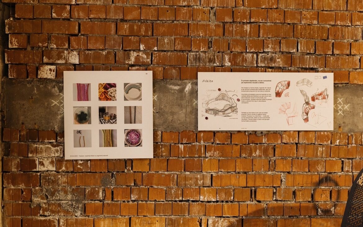 (foto) Moldova participă la cel mai mare festival de design din România. Cum arată lucrarea țării noastre