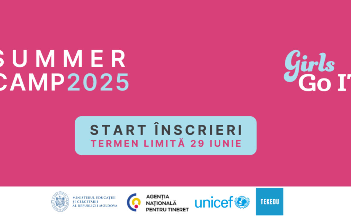 Participă la GirlsGoIT Summer Camp 2025, tabăra gratuită de STEAM dedicată fetelor din întreaga țară