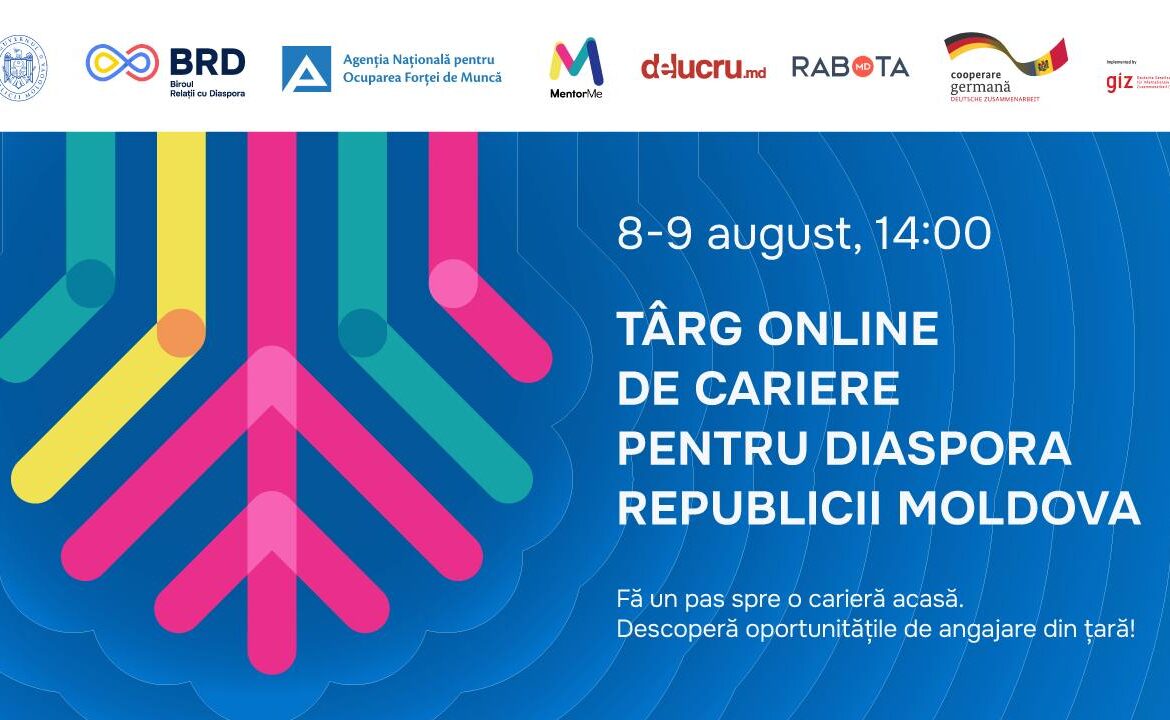Se lansează primul Târg Online de Cariere dedicat exclusiv diasporei Republicii Moldova
