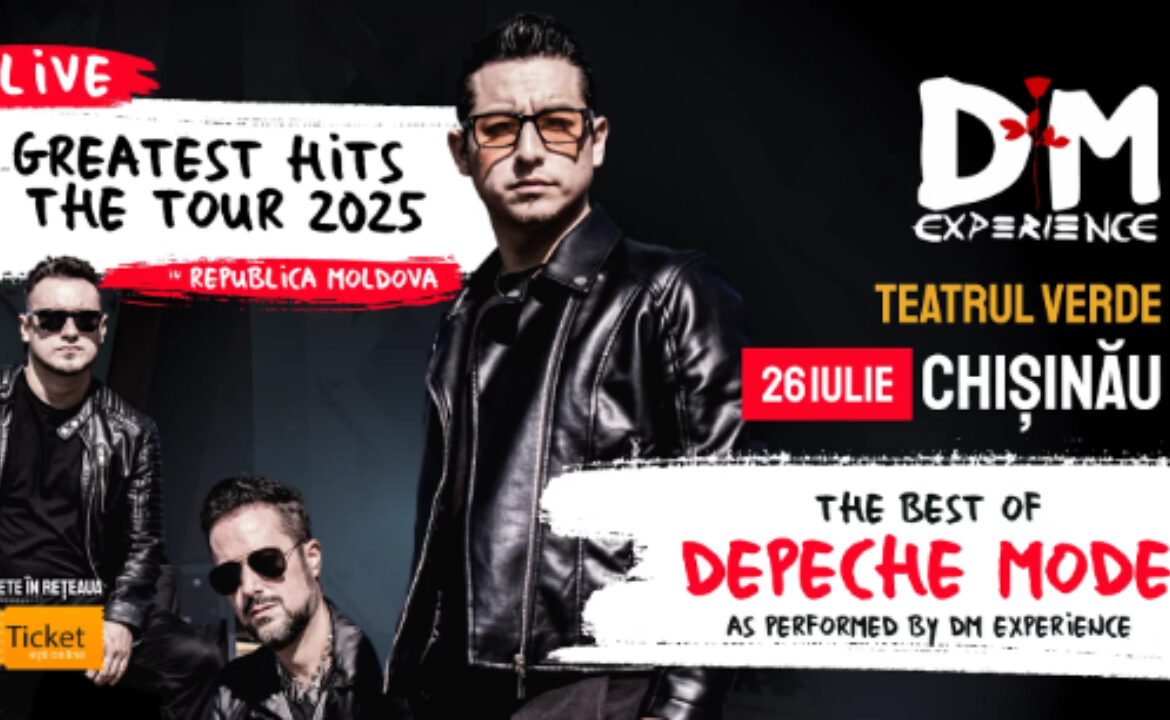Chișinăul găzduiește un tribut de excepție: „DM Experience – The Greatest Hits Tour 2025” la Teatrul Verde