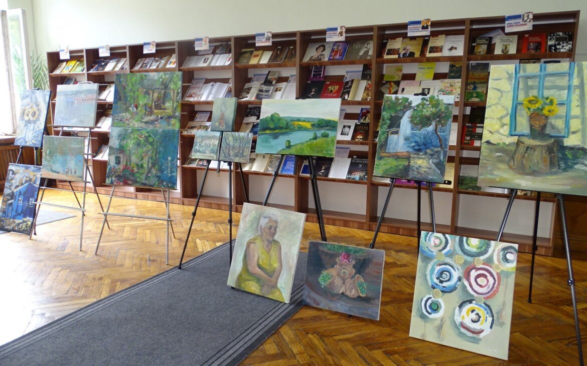 „Arta care unește continente” – expoziție internațională de pictură la Biblioteca Națională. Până când o puteți vizita