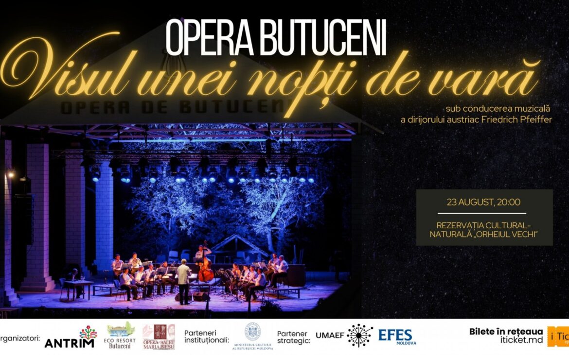 „Visul unei nopți de vară” – spectacol sub cerul liber care transformă cultura într-o experiență totală