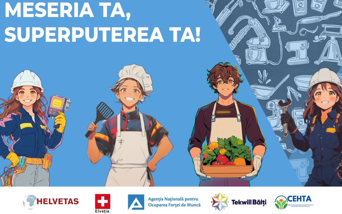 „Meseria ta, superputerea ta!” Tinerii din nordul Moldovei descoperă viitorul profesional cu sprijinul ANOFM