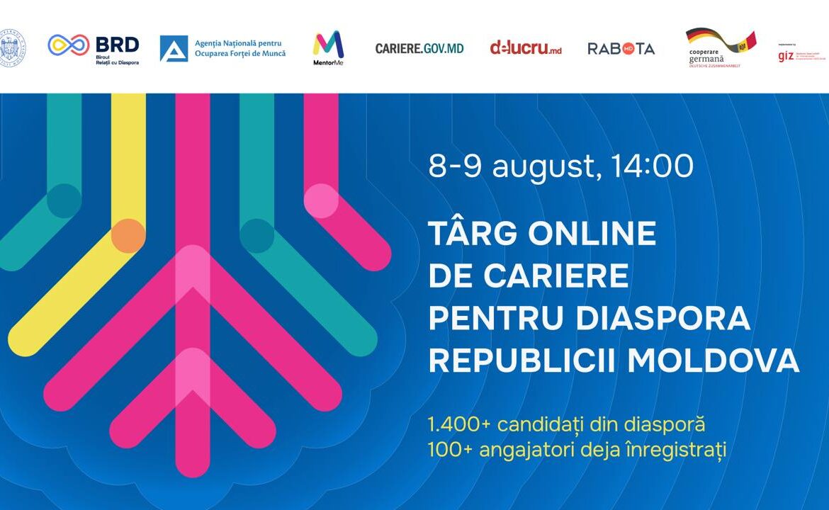 Peste 1.400 de moldoveni din diaspora s-au înregistrat la Târgul Online de Cariere. Angajatorii din țară pot atrage talente din întreaga lume