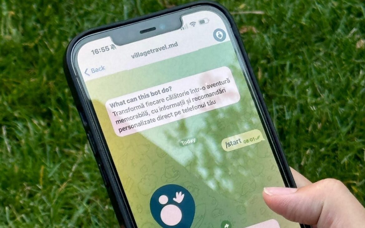 Turiștii vor putea descoperi Moldova chiar din clipa în care vor intra în țară, cu ajutorul Village Travel Bot