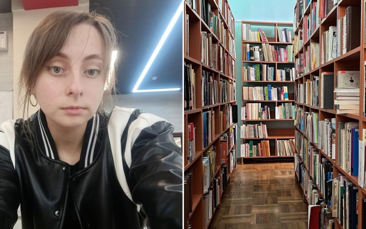 „Primesc satisfacție de la ceea ce fac.” Ana-Maria Țugui, despre cum e să fii cea mai tânără angajată a unei biblioteci