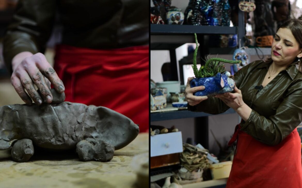 (video) Creăm o vază de ceramică împreună cu meștera populară Eleonora Rusu