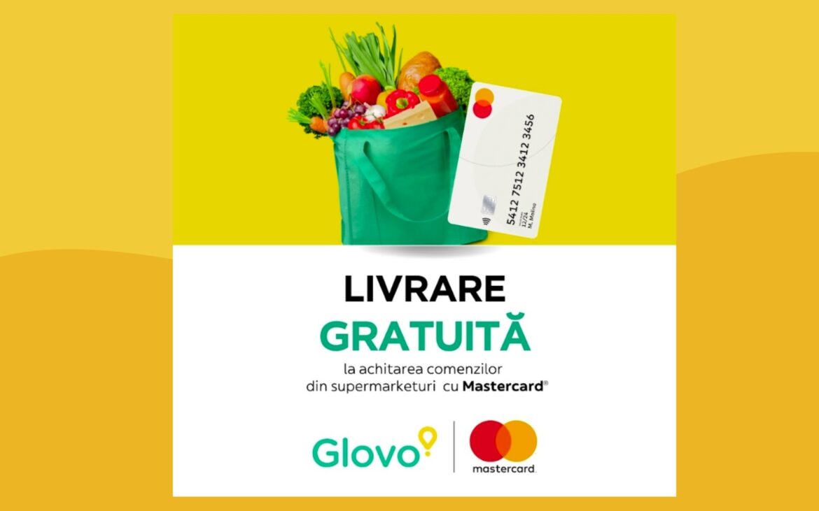 Comandă produsele de Paște prin Glovo și ai livrare gratuită cu Mastercard până pe 11 mai