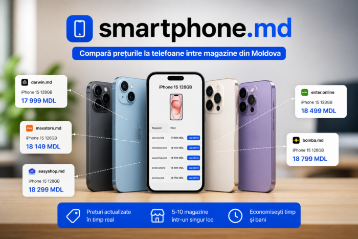 Smartphone.md – noul comparator de telefoane din Moldova care te ajută să alegi mai rapid și mai ieftin