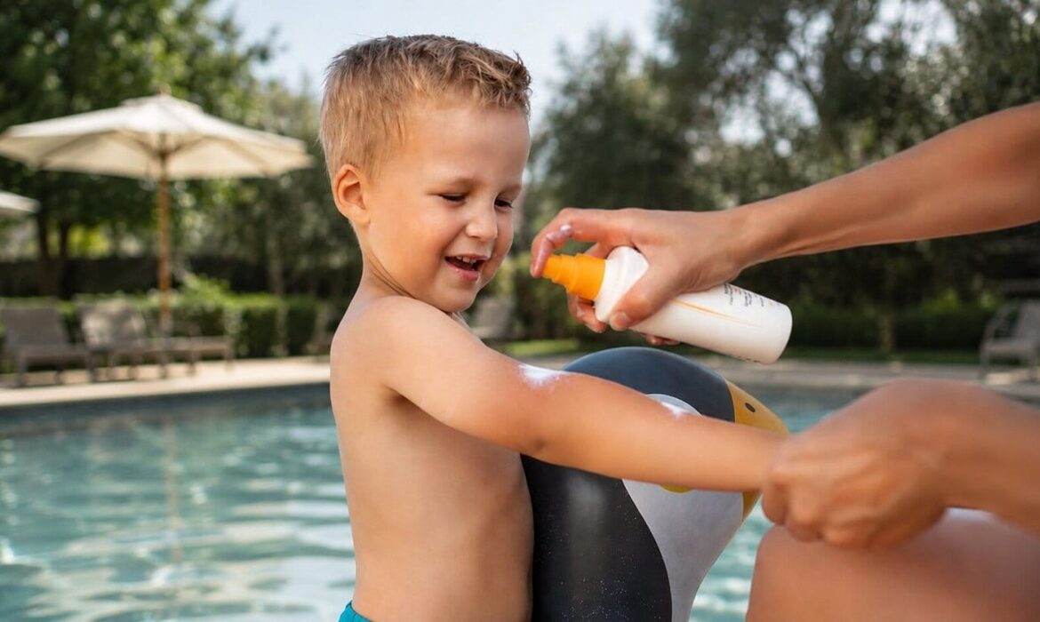 Mergi la piscină cu copilul? Ce trebuie să iei neapărat cu tine 